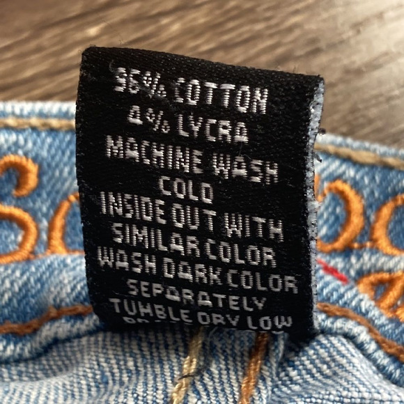 Juniors South Pole Bootcut Distressed Light Washed Jeans Size 11 - Picture 11 of 11